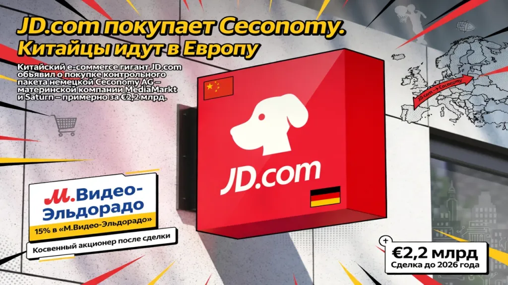JD.com покупает Ceconomy. Китайцы идут в Европу